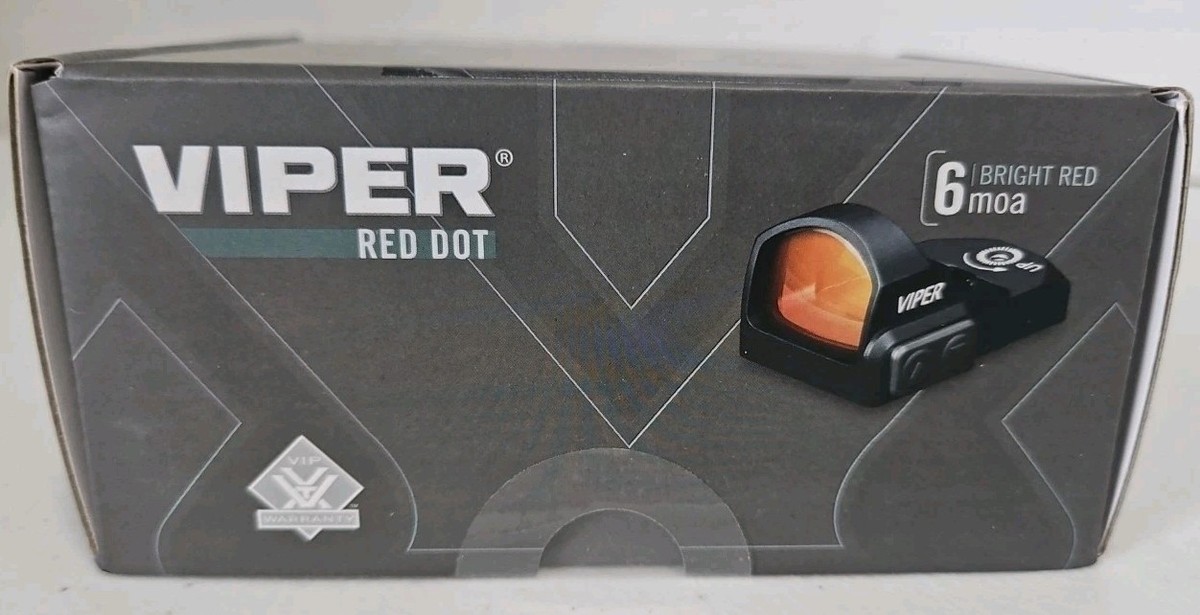 Vortex VRD-6 Viper Red Dot 6 MOA with Picatinny Rail Mount for