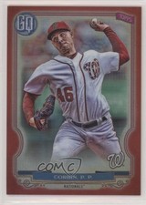 2020 Topps Gypsy Queen Box Topper Chrome Red Refractor 5/5 Patrick Corbin 5m1