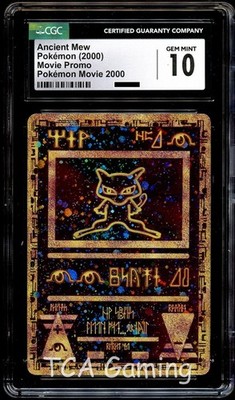 CGC 10 GEM MINT Ancient Mew HOLO MOVIE PROMO Pokemon Card | eBay