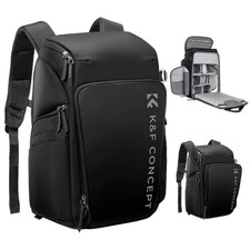  K F Concept Camera Bag, Camera Backpack, Camera Rucksack, 25L, Large Capacity,