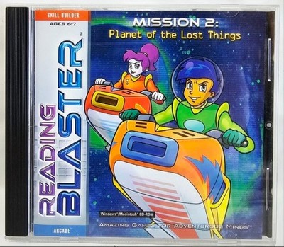 Reading Blaster Mission 2: Planet of the Lost Things PC Educational Game
