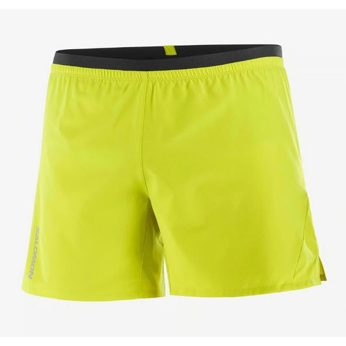 Salomon Cross 5" Shorts Citronella Yellow