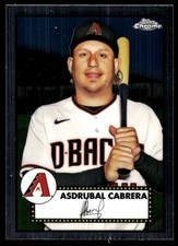 Asdrubal Cabrera 2021 Topps Chrome Platinum Anniversary #398 Diamondbacks