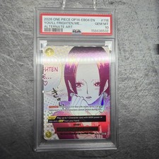 2026 One Piece Azure Sea's Seven You'll Frighten Me...  Rare #OP14-118 PSA 10