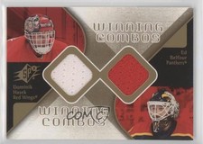 2007-08 SPx Winning Combos Dominik Hasek Ed Belfour #WC-BH HOF 2d8