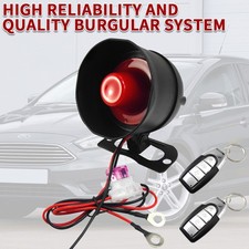 Universal Car Vehicle Security System Burglar Alarm Anti-theft with 2 Remote Kit