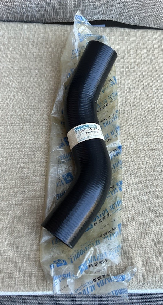 NOS MAZDA ROTARY 1972-77 RX4 COUPE GENUINE WATER HOSE IN BAG!! P.N.1011-15-511A