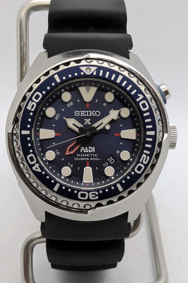 Seiko Prospex SUN065P1 PADI Kinetic GMT Diver 5M85 Sapphire | New Cap & Box