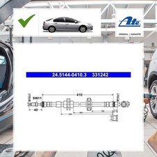 Bremsschlauch Vorne Ate für Renault Laguna III BT0/1 3.5 V6 (BT0C, BT0P)