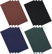 12 PCS Repair Patches Nylon Self-Adhesive Black,Green,Blue,Brown