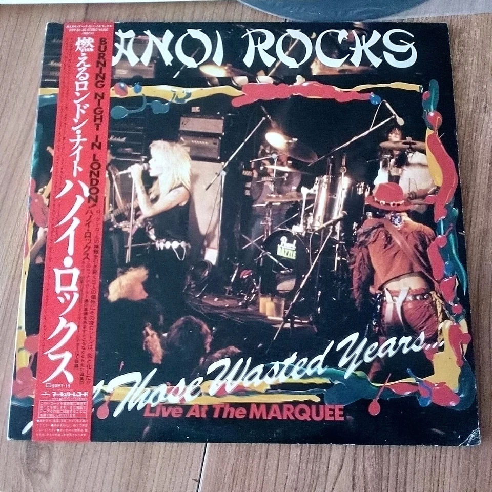 HANOI ROCKS - All Those Wasted Years... (2Lp) Vg / Vg, Japan with Obi & Insert - Photo 2/4