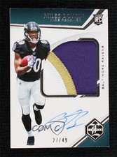2019 Limited Silver Spotlight 27/49 Miles Boykin RPA Rookie Patch Auto RC 0vs5