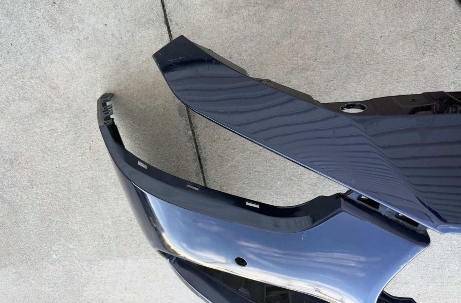 Maserati Ghibli 2014-2017 Front Bumper Blue P/N 673001801