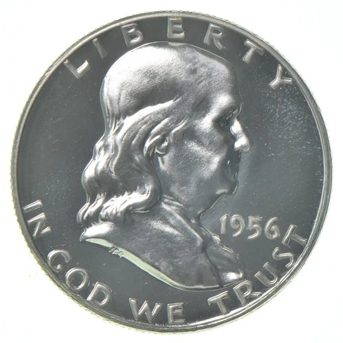 1956 Proof Franklin Half Dollar 90% Silver *5361