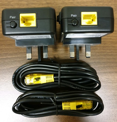 TalkTalk Huawei Powerline Adapters (PAIR) PT200AV plus Ethernet Cables! - Picture 3 of 6
