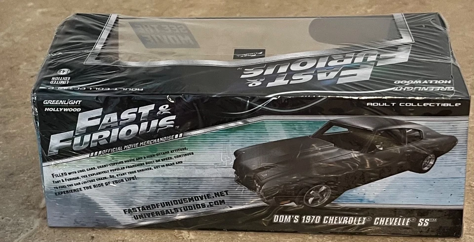GreenLight Fast & Furious  Dom's 1970 Chevrolet Chevelle SS 1:43 Die-Cast - Image 3 of 4