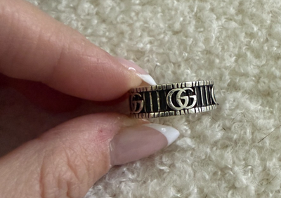 Gucci GG Marmont Wide Ring | eBay