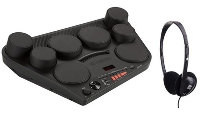 Yamaha DD-75 E-Drum Set Kopfhörer Netzteil Drumkit MIDI AUX Batterie kompakt