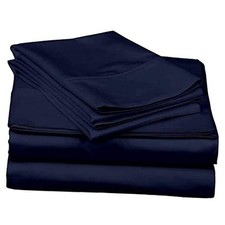 RV King Sheets 72 x 80 Long Staple Soft 100 Cotton Sheet Set 400 Thread Count