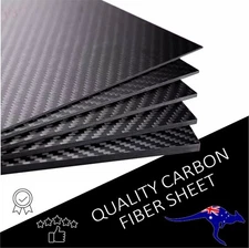 3mm x 500mm x 500mm Carbon Fiber Fibre Sheet Board Plate Twill Panel