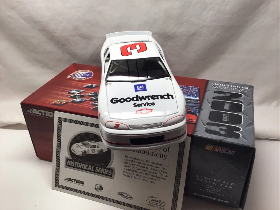 Coche diecast de acción Earnhardt Jr #3 GM Goodwrench 97 Monte Carlo 1:24 NASCAR Foto 3 de 4