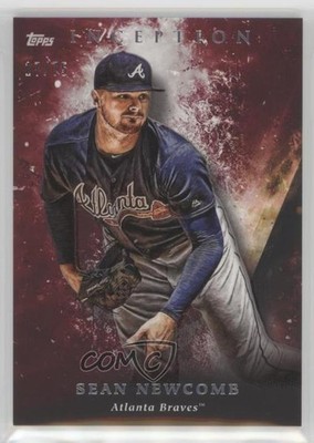 2018 Topps Inception Red 17/75 Sean Newcomb #20 5oq