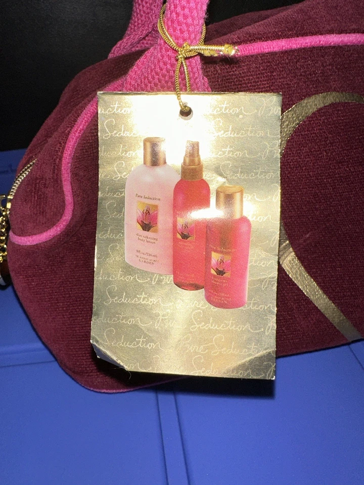 Mini Bolso de Lona Victoria’s Secret Pure Seduction Terciopelo - Nuevo con Etiqueta Foto 2 de 4