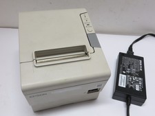 Epson TM-T88V M244A USB Ethernet Thermal POS Receipt Printer w/Power Supply