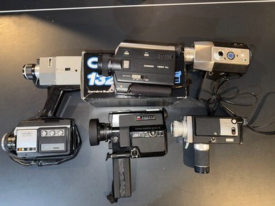 Super 8 Film Camera Lot Canon Minolta Chinon XL Cameras Parts Repair AS-IS
