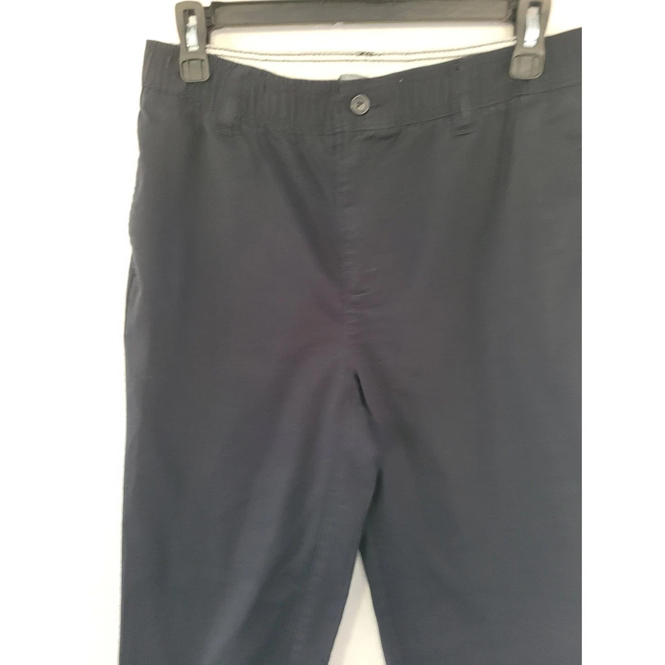Pantalones Lands' End para niños negros cintura elástica talla 18 pantalones #5 Foto 2 de 4