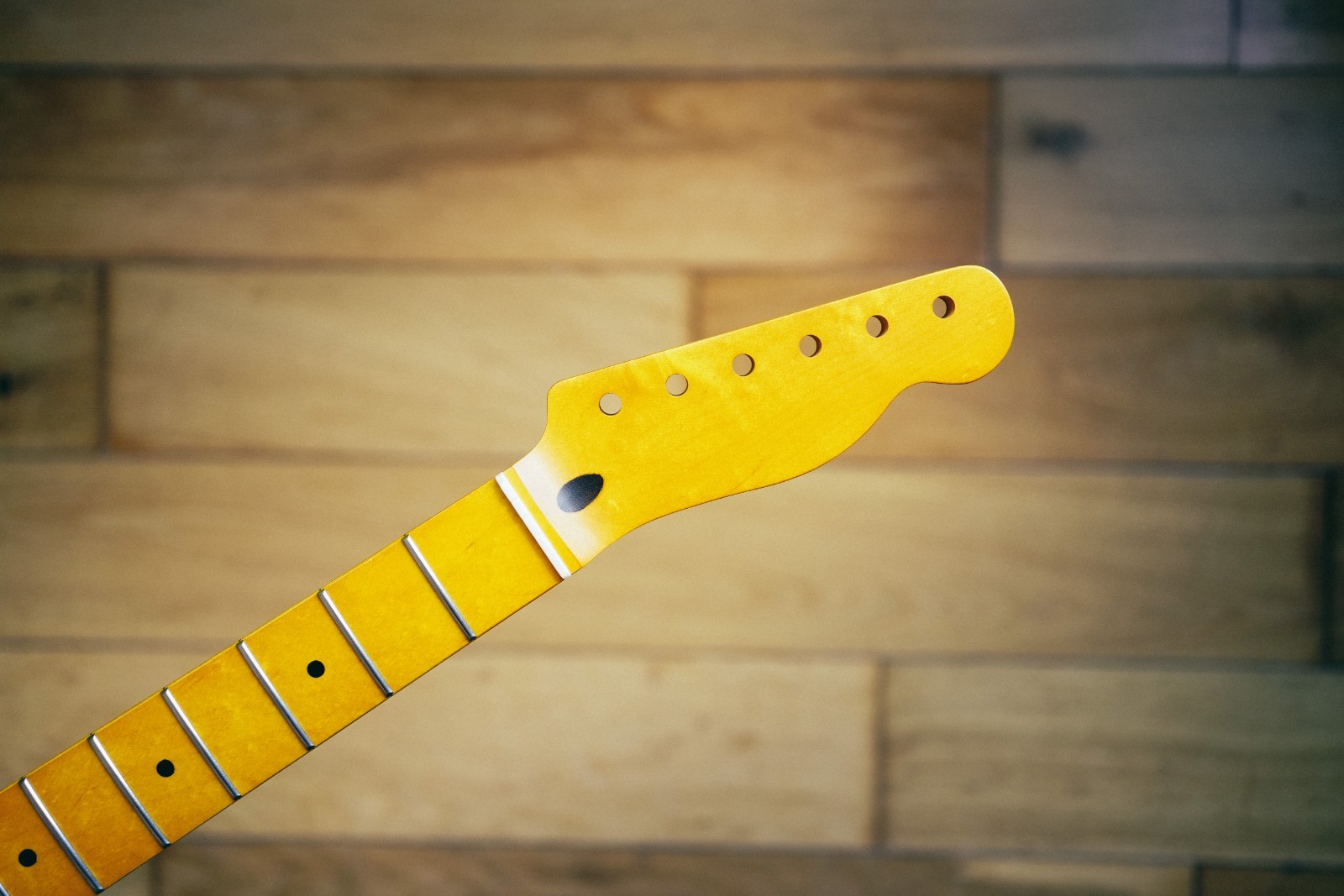 Collo Telecaster in Acero Giallo con 21 Tasti foto 2