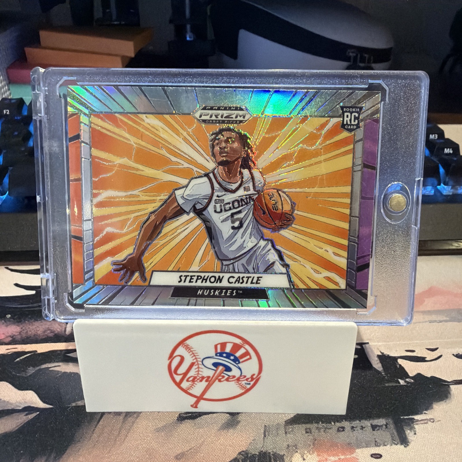 2024 Prizm Draft Picks Collegiate Basketball Stephon Castle #6 Rookie Manga