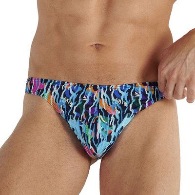 HOM FUNKY STYLE G-String Herren Unterwäsche Tanga gefüttert Pouch Low Rise Navy Blau