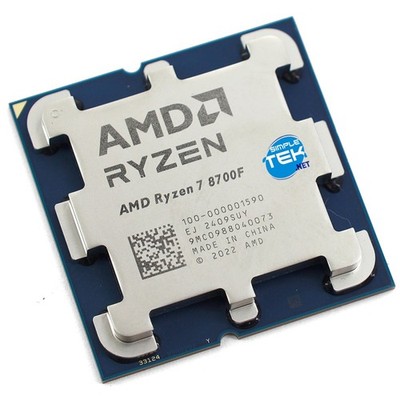 AMD Ryzen 7 8700F AM5 Prozessor CPU Gaming 8C/16T 4,10 GHz Max 5,00 GHz Ohne GPU