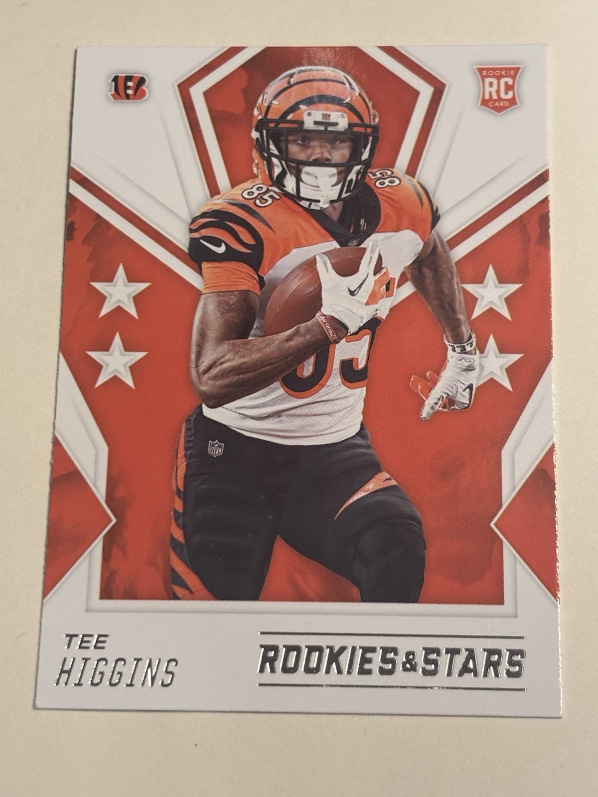 Panini 2020 Rookies & Stars • Tee Higgins • Bengals Rookie #123 • Football Card