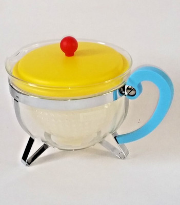 Vintage Bodum Teekanne Teekocher Glas Tee Servierkanne Getränke Getränke
