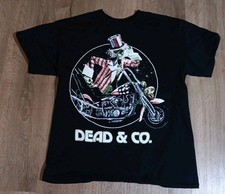 Dead  Company 2025 Tour Sphere Las Vegas T-Shirt L Large Black Motorcycle