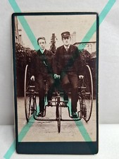 Victorian Photo CDV Coventry Rotary Quadricycle Social Tricycle Bike Cycling ?