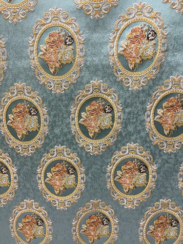 Victorian Mirror Jacquard Fabric, 54" Wide, for Upholstery Window, Sold by Yard - Picture 2 of 12