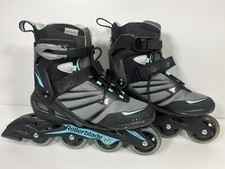 Rollerblade Zetrablade Womens Adult Inline Skate, Size 9 - Black/Blue