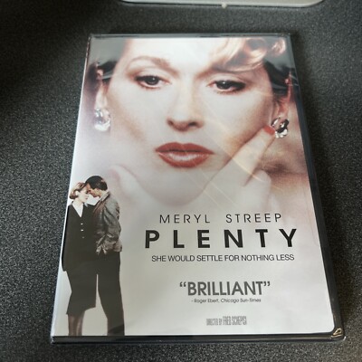Plenty: She would Settle for Nothing Less - Meryl Streep ~DVD