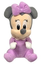 Disney Parks Baby Minnie Mouse Plush Doll Stuffed Animal 12  Cuddle Soft
