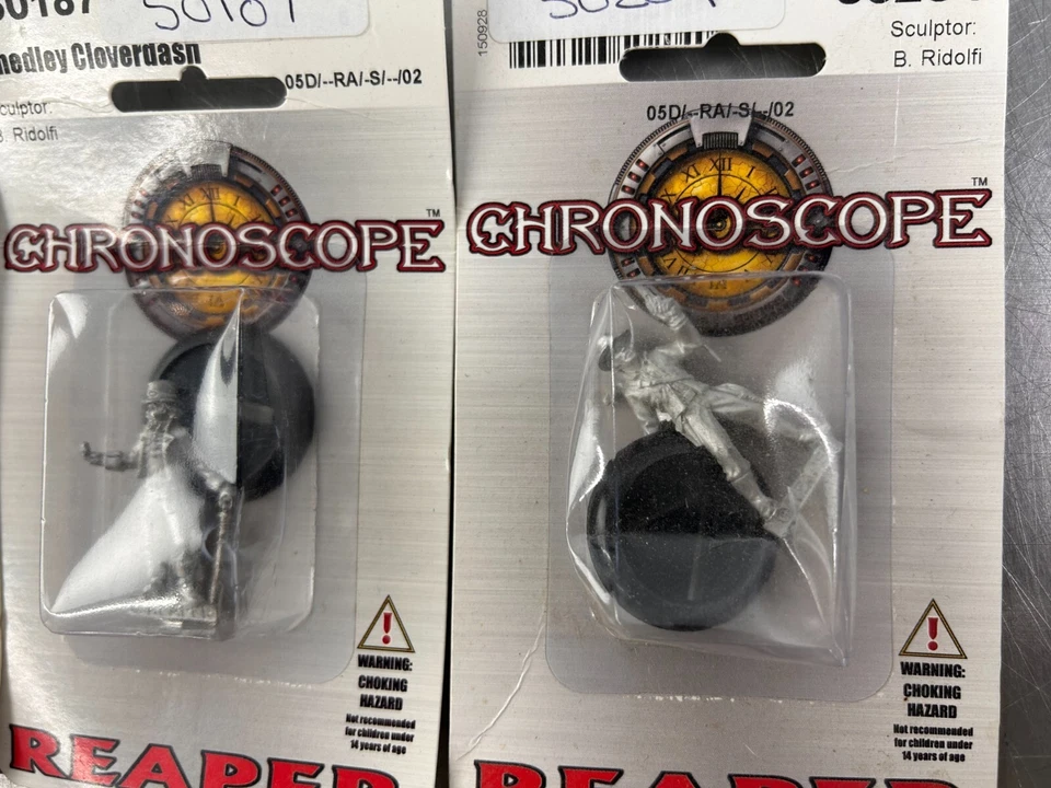 Reaper Chronoscope Miniatures 50204, 50187, 50096, Cloverdash, Frank Buck Foto 2 de 4