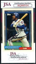 Andre Dawson Cards, Rookie Card and Autographed Memorabilia Guide 46