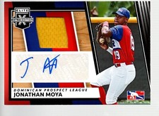 2022 Elite Extra Edition DPL Material Signatures #DMS-JM Jonathan Moya