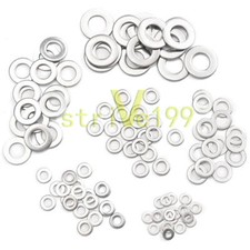 New Flat Washer A2 Stainless Steel Plain Washer Standard Metric Flat Washer Size