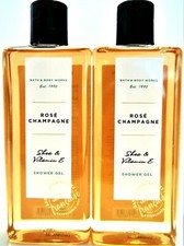 Bath Body Works ROSE CHAMPAGNE Shower Gel, 8 fl. oz/236 mL, NEW x 2