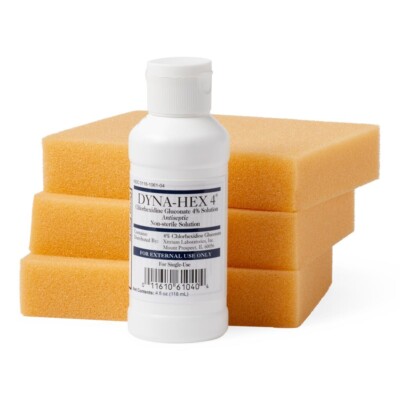 *1-Kit* Medline Skin Cleansing Before Surgery 4 Oz Dyna-Hex 4% CHG PAC004CHGF