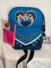 New PowerPuff Girls Mini Blue Backpack  School Supplies  READ Description