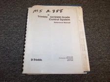 Trimble GCS900 Grade Control System Shop Service Repair Reference Manual Book